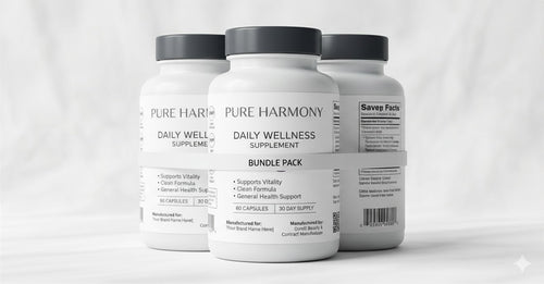 Pure Harmony Triple Magnesium Complex | 300mg Glycinate, Malate, & Citrate