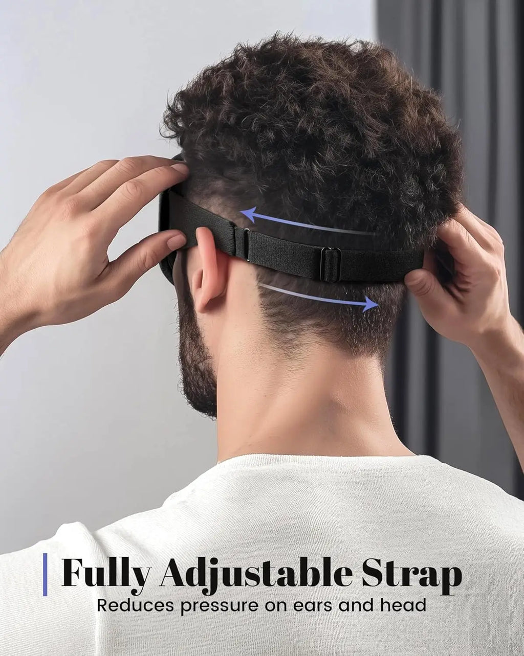 3D Blackout Sleep Mask — Breathable & Adjustable